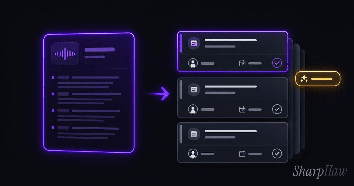AI meeting notes automation: turn calls into shipped tasks