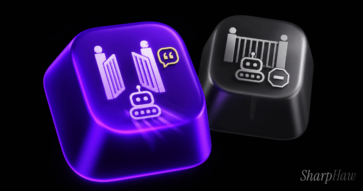 AI crawlers: block the training bots, feed the ones that cite you