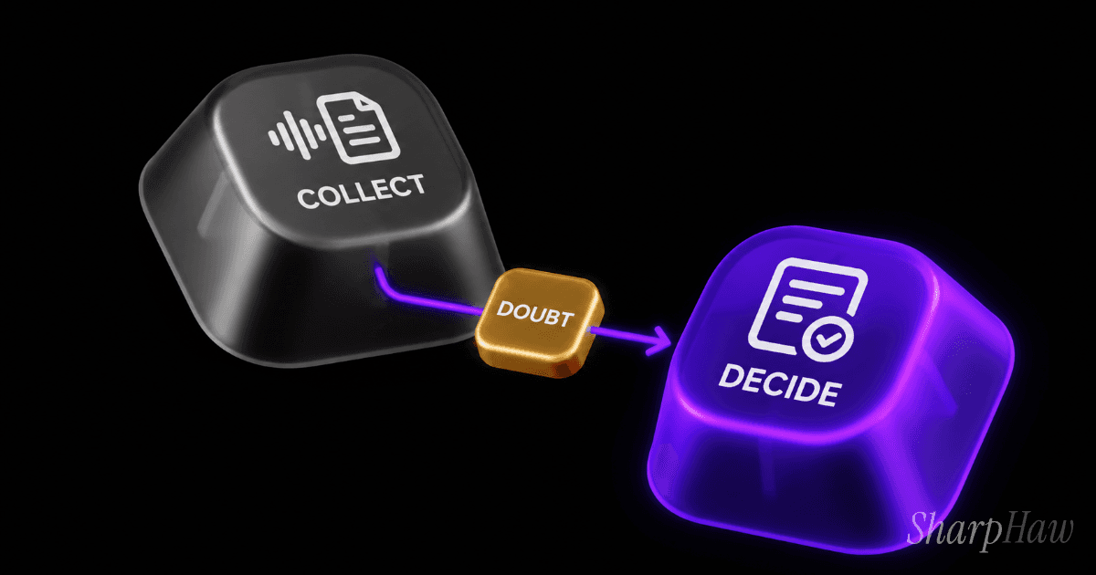 AI customer research: automate the notes, not the doubt